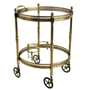 Elegant 2-Tier Stainless Steel <b>Serving</b> <b>Trolley</b> Unique Rectangle Shape for Home Furniture Accent - Product Image 4