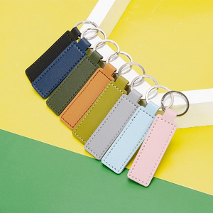 Tùy chỉnh cổ điển & thời trang PU da Keychain Cá nhân hoá chìa khóa xe tùy chỉnh in logo - Product Image 3