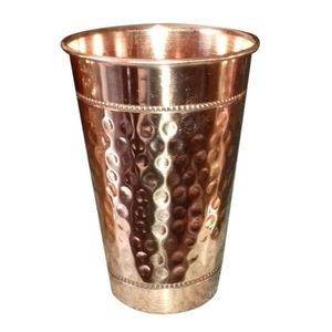 Juego de 2 vasos de cobre puro hechos a mano, diseño martillado, para agua, utensilios de cocina, vasos de cobre a bajo precio - Product Image 5