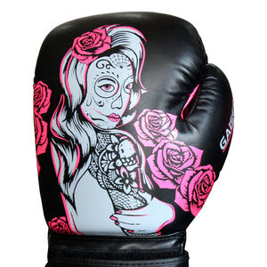 Guantes de Boxeo de Cuero para Adultos con Diseño de Logotipo Personalizado, Cierre de Gancho y Bucle, Ligeros, Absorbentes de Humedad, Nuevo Diseño, Venta al Por Mayor - Product Image 3