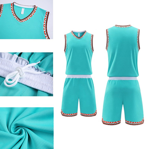 Nouvelle tenue de basket-ball élégante pour équipe, short respirant, extensible dans quatre directions, imprimé par sublimation, léger et de qualité supérieure - Product Image 5