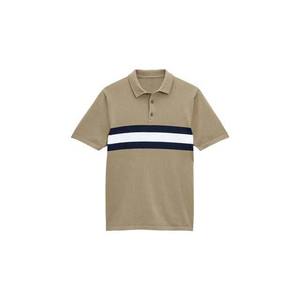 Chemise polo pour homme à rayures, logo personnalisé OEM, vêtements pour homme, manches courtes, coton, taille plus, respirante, chemise polo pour homme d'été - Product Image 4