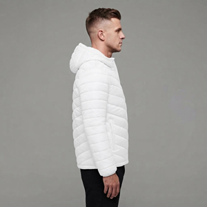 Wholesale Men's <b>Puffer</b> <b>Jacket</b> <b>Waterproof</b> <b>Hooded</b> High Street Style Front Customizable Polyester Bubble <b>Jacket</b> for men's - Product Image 6