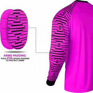 Wholesale Custom Color Printed Sleeve Men <b>Padded</b> Goalkeeper Jersey Set Football Jersey Style <b>Shirt</b> for Men - Product Image 3