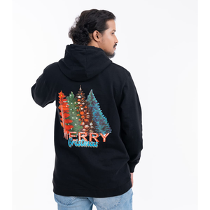 Sudadera Clásica para Hombre de Color Sólido y Cómoda para Navidad, con Tela de Felpa de Alta Calidad, Sudadera con Capucha Estampada para Hombre de Invierno - Product Image 4