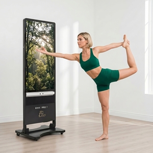 Miroir de yoga intelligent AI, <span class=keywords><strong>coach</strong></span> virtuel, écran interactif de <span class=keywords><strong>fitness</strong></span> Full HD 43 pouces, suivi corporel, affichage des entraînements, système de bien-être à domicile - Product Image 2
