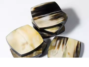 Posavasos de Cuerno de Búfalo Natural Hechos a Mano, Accesorios Rústicos para Bebidas de Alta Calidad - Product Image 5