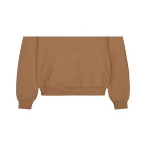 ชุดเดรสสเวตเชิ้ตผ้าแคนวาสผสมใยฝ้าย/ใยไผ่สำหรับผู้หญิง สวมใส่สบายในฤดูหนาว เป็นมิตรกับสิ่งแวดล้อม ระบายอากาศได้ดี กันลม ลายนูน ทรงโอเวอร์ไซส์ - Product Image 3