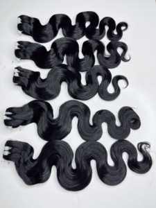 CDYHAIRVN Factory Direct Dyed <b>Body</b> <b>Wave</b> 12A Grade Raw Human Hair Weave Double Drawn Wholesale Supply Salon Professionals - Product Image 2