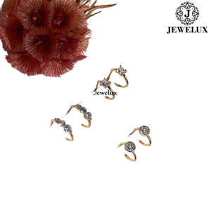 Pendientes de Diamantes Naturales VVS Jewelux, Plata de Ley 925, Baño de Rodio, Certificación IGI, Perforación Láser, Modernos, Elegantes, para Boda - Product Image 3