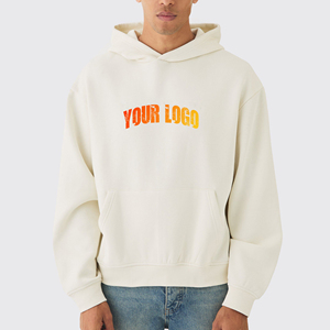 Wholesale Autumn 100% Cotton Heavyweight <b>Thick</b> <b>Fleece</b> Eco-Friendly Oversized Drop Shoulder Custom Print Logo Design Blank Men's - Product Image 5