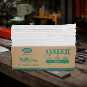 Almohadilla Absorbente de Aceite 160 GSM 40x50cm, Almohadillas Absorbentes de Derrames de Aceite Meltblown para Control de Derrames Industriales en Fábricas, Almacenes e Industria - Product Image 1