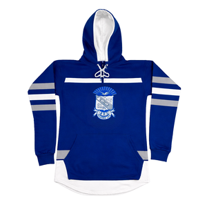 Sweat à capuche bleu Phi Beta Sigma, vêtements de fraternité grecque avec un design audacieux, confort premium et style athlétique - Product Image 4