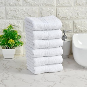 100% Pure Cotton 550 GSM <b>White</b> Terry <b>Towel</b> Soft Thick Durable Highly Absorbent Bath <b>Towel</b> for Luxury Hotels Resorts Spa and Home - Product Image 3