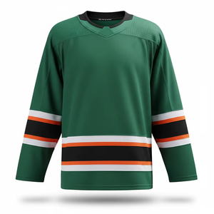 Maillot de hockey sur glace de qualité supérieure Cool Touch, gestion de l'humidité, tissu optimal, uniforme de ligue scolaire. - Product Image 1