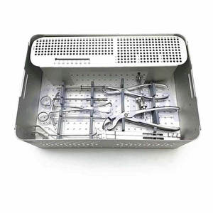 Ensemble d'instruments orthopédiques professionnels réutilisables en acier inoxydable pour petits fragments, destiné aux interventions de traumatologie et de fixation osseuse - Product Image 3