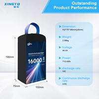Offre Spéciale Batterie Lithium-Ion Semi-Solide LiNiMnCoO2 275Wh/kg 6S 8S 12S 14S 18S 24S 28S 16000mAh pour Drone de Livraison Industriel et UAV