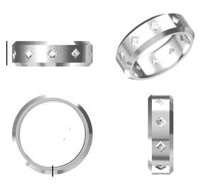 แหวนเพชรแพลตตินั่มเกรดพรีเมียม 9.50 กะรัต เพชรเพาะเลี้ยงในห้องปฏิบัติการ รับรองโดย IGI รูปทรงกลมเจียระไนแบบบริลเลียนท์ น้ำหนัก 1 กะรัต ความสะอาดระดับ VVS2 เครื่องประดับชั้นดีสำหรับผู้หญิง - Product Image 3