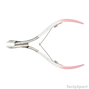 Pince à cuticules professionnelle russe 7 mm à mâchoires pleines en acier inoxydable – Fourniture en gros pour salons de beauté - Product Image 6