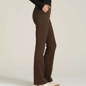 Hot Selling Winter Casual Wear <b>Lace</b> Front Seam Wide Bottom Sweatpants Women Polyester/Cotton Fleece Breathable Lightweight - Product Image 3
