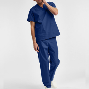 Tenues médicales unisexes super douces sur mesure, haut et pantalon 2 pièces, uniforme d'infirmière, logo personnalisé, blouses d'hôpital - Product Image 2
