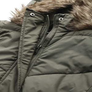 Custom Logo OEM <b>Women's</b> Long Puffer Jacket Faux Fur Hood Collar <b>Parka</b> Quilted Coat New Fashion High Quality Padded Streetwear - Product Image 6