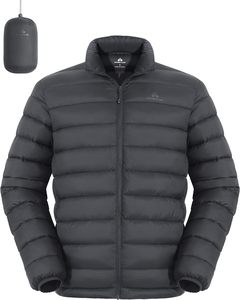 Wholesale Men's Blank Soft Shell Quilted <b>Jacket</b> Waterproof Breathable Stand Collar <b>Winter</b> Outdoor <b>Running</b> Front Logo - Product Image 4
