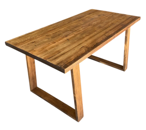 Table basse en bois d'orme recyclé de style indien antique, table à manger de qualité en bois d'orme récupéré pour restaurant - Product Image 3