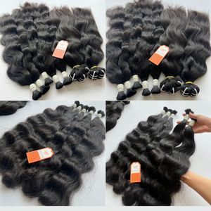 Wholesale Factory Price Black Weft Bulk Wavy Curly <b>Hair</b> Bundles 100% Vietnamese Human <b>Hair</b> Extensions 100% High Quality - Product Image 2