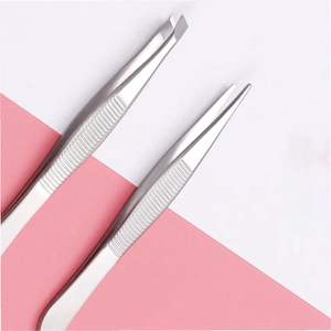 Pinzas para Cejas de Acero Inoxidable 2023, Pinzas Cosméticas Profesionales de Acero Inoxidable para Hombre - Product Image 2