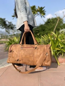 New Stylish Genuine Leather Luggage <b>Bags</b> Multi Uses Handmade <b>Bag</b> Unisex Travel <b>Bag</b> Big Size Multi Uses Hair on Hide Handbag - Product Image 4