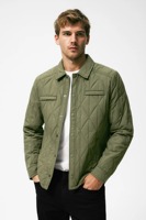 Blouson matelassé unisexe personnalisé à capuche, col montant, fermeture éclair, motif décoratif, design uni, toile, style urbain, OEM