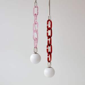 Fournisseur en gros de rideaux de séparation d'intérieur à suspendre au mur pour fenêtre, porte ou cloison, grande chaîne en acrylique, résine colorée - Product Image 3