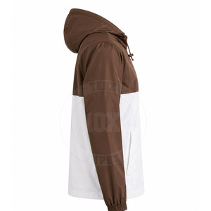 Men Custom logo Windproof Windbreaker Jackets Men's Nylon Lined Polyester Windbreaker Jacket - Product Image 3