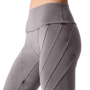 Pantalones de yoga personalizables al por mayor, tallas grandes, transpirables, ecológicos, leggings deportivos para montar, leggings a cuadros con cintura elástica - Product Image 6