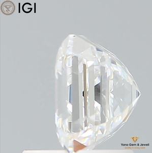 Diamante Cultivado en Laboratorio CVD, Corte Asscher, Color D, Claridad VVS2, 1.50 Quilates, con Certificado IGI, para Colgante Solitario de Lujo - Product Image 5