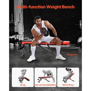 Banc de musculation réglable 660 lbs pour entraînement complet du corps, idéal pour la maison et la salle de sport, banc d'exercice pour exercices de force, bancs et supports - Product Image 6