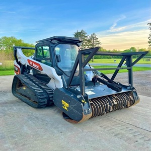 Used Bobcatts Skid Steer With Forestry <b>Mulcher</b> Good Condition High Efficiency Compact Machine with Engine for Sale - Product Image 5
