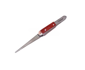 แหนบตัดเพชรทรงบาแก็ตต์แบบไม่สมมาตร SUNTOOLS/STIPL รุ่น 585A ทำจากไทเทเนียม สีดำ พร้อมตัวล็อคแบบสไลด์ สำหรับงานทำเครื่องประดับ - Product Image 1