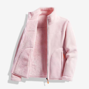 High Quality Polar <b>Coral</b> Fleece <b>Jacket</b> Custom Full Zip up Heavy Winter <b>Jackets</b> - Product Image 5