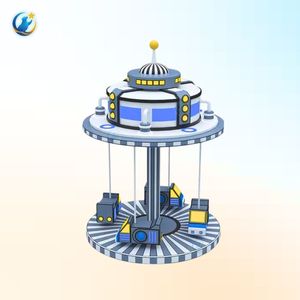 Manège classique de style carnaval, sécurisé pour les enfants, avec un aménagement traditionnel, idéal pour les festivals et les jardins d'enfants, rotation fluide - Product Image 5