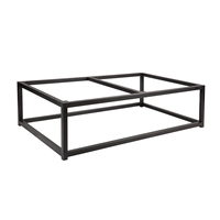 Table basse en métal sur mesure, différentes tailles, fournisseur vietnamien, plateau en marbre, prix compétitif