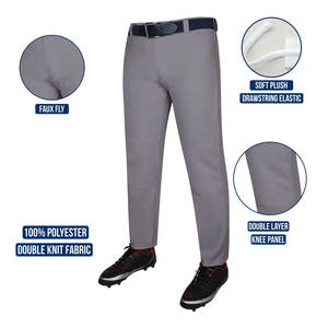 Pantalon de baseball unisexe personnalisable pour adultes, respirant, imprimé numériquement, 100% polyester, anti-UV, short de sport, uniforme - Product Image 5