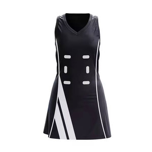 Conjunto de Uniforme de Netball para Mujer, Tela Deportiva Premium, Logotipo Personalizado, Jersey y Falda Transpirables de Secado Rápido, para Entrenamiento y Partidos de Equipo - Product Image 1