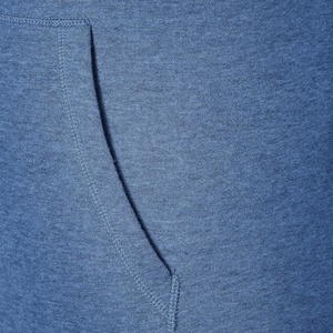 Sweat-shirt à capuche bleu pour homme, coupe classique, décontracté, pour l'automne, avec poche, en coton tricoté - Product Image 6