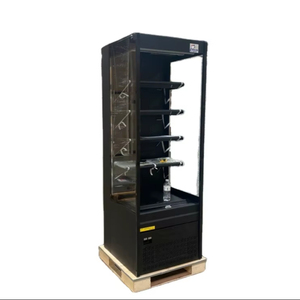 Refrigerador expositor vertical de 27' con cortina de aire abierto, el más demandado, para tijeras de peluquería - Product Image 1