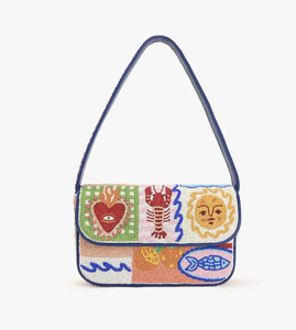 Beaded Embroidered Turtle Pattern Shoulder Bag Bohemian Style Single Strap Women's Handbag All Seasons Use - Product Image 2