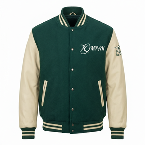 Mangas de Cuero Sostenibles para Chaquetas Letterman con Estampado por Sublimación, Ropa al por Mayor, Estilo Americano Sostenible - Product Image 1