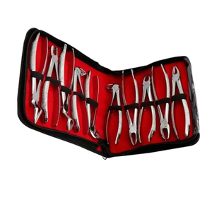 Juego de 10 Pinzas Dentales Reutilizables de Acero Inoxidable de Grado Alemán con Agarre Potente, Certificación CE Internacional - Product Image 3