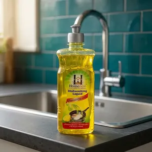 Jabón Líquido para Platos de la Mejor Calidad, Ecológico, Antibacterial, con Aroma a Limón, 80% de Ingredientes Activos, para Lavado Diario - Product Image 4
